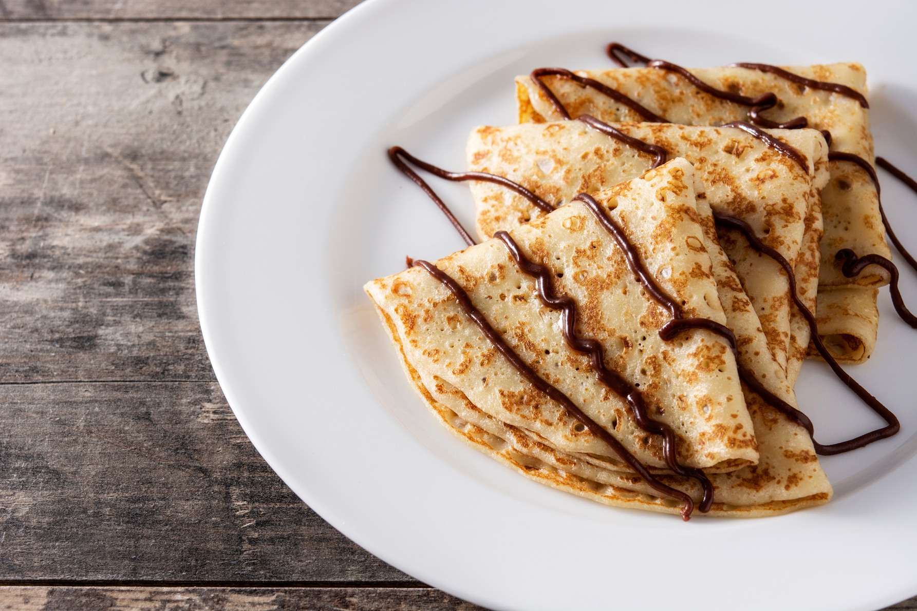Chocolate crepes